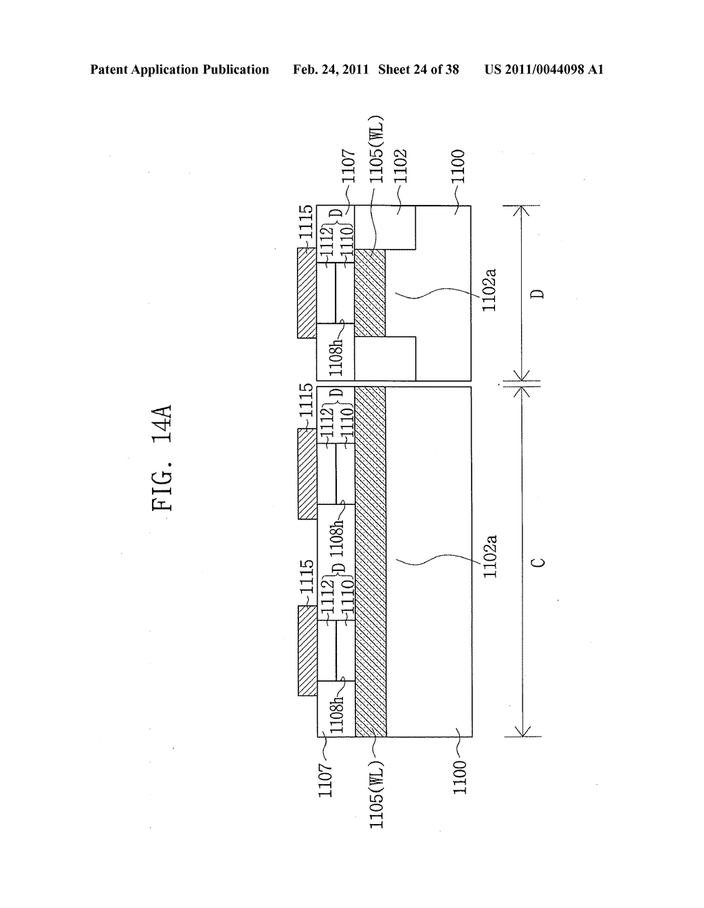 Nonvolatile Memory Cells Having Phase Changeable Patterns Therein for Data Storage - diagram, schematic, and image 25