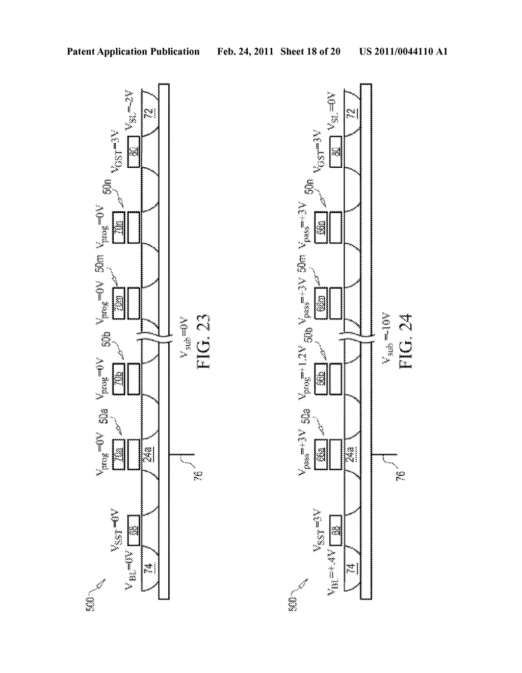 SEMICONDUCTOR MEMORY HAVING BOTH VOLATILE AND NON-VOLATILE FUNCTIONALITY AND METHOD OF OPERATING - diagram, schematic, and image 19