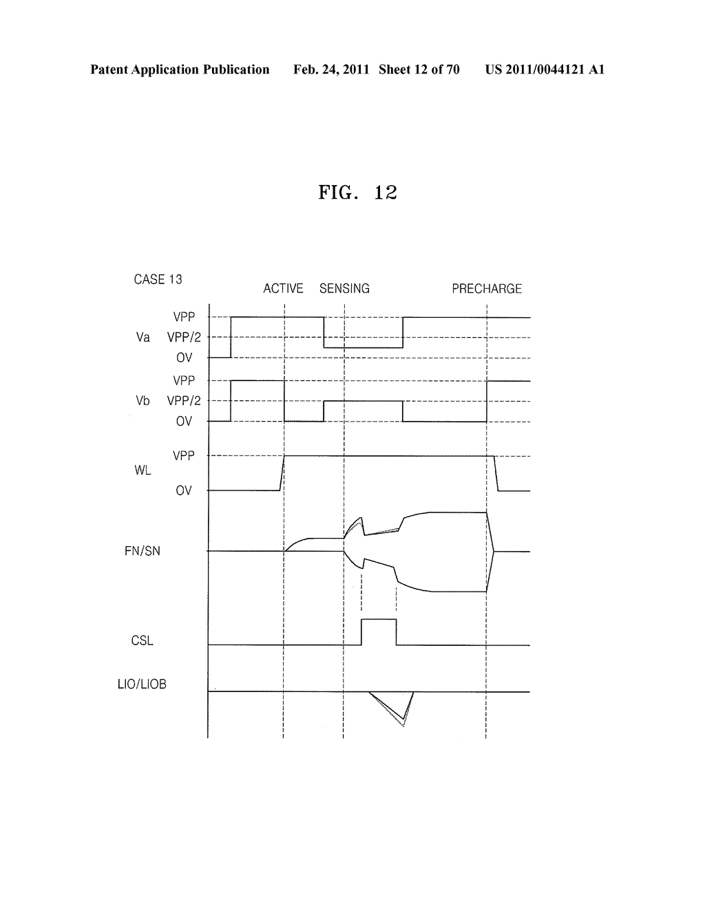 SEMICONDUCTOR MEMORY DEVICE HAVING DEVICE FOR CONTROLLING BIT LINE LOADING AND IMPROVING SENSING EFFICIENCY OF BIT LINE SENSE AMPLIFIER - diagram, schematic, and image 13