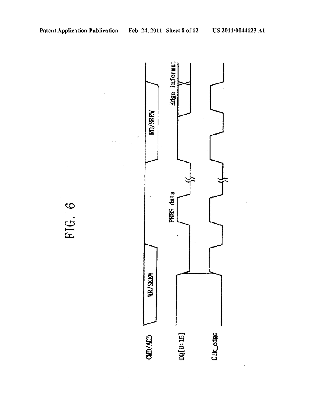 CIRCUIT AND METHODS FOR ELIMINATING SKEW BETWEEN SIGNALS IN SEMICODUCTOR INTEGRATED CIRCUIT - diagram, schematic, and image 09