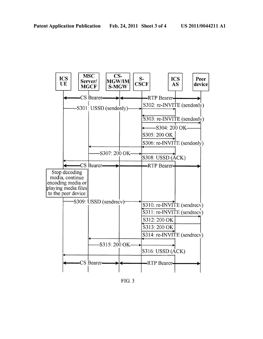 METHOD AND DEVICE FOR HOLDING CALLS BETWEEN NETWORKS - diagram, schematic, and image 04