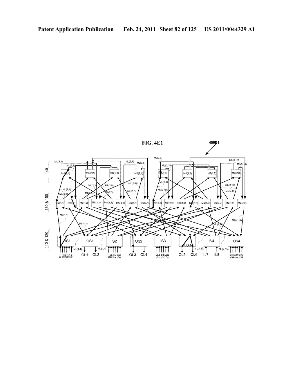 FULLY CONNECTED GENERALIZED MULTI-LINK MULTI-STAGE NETWORKS - diagram, schematic, and image 83