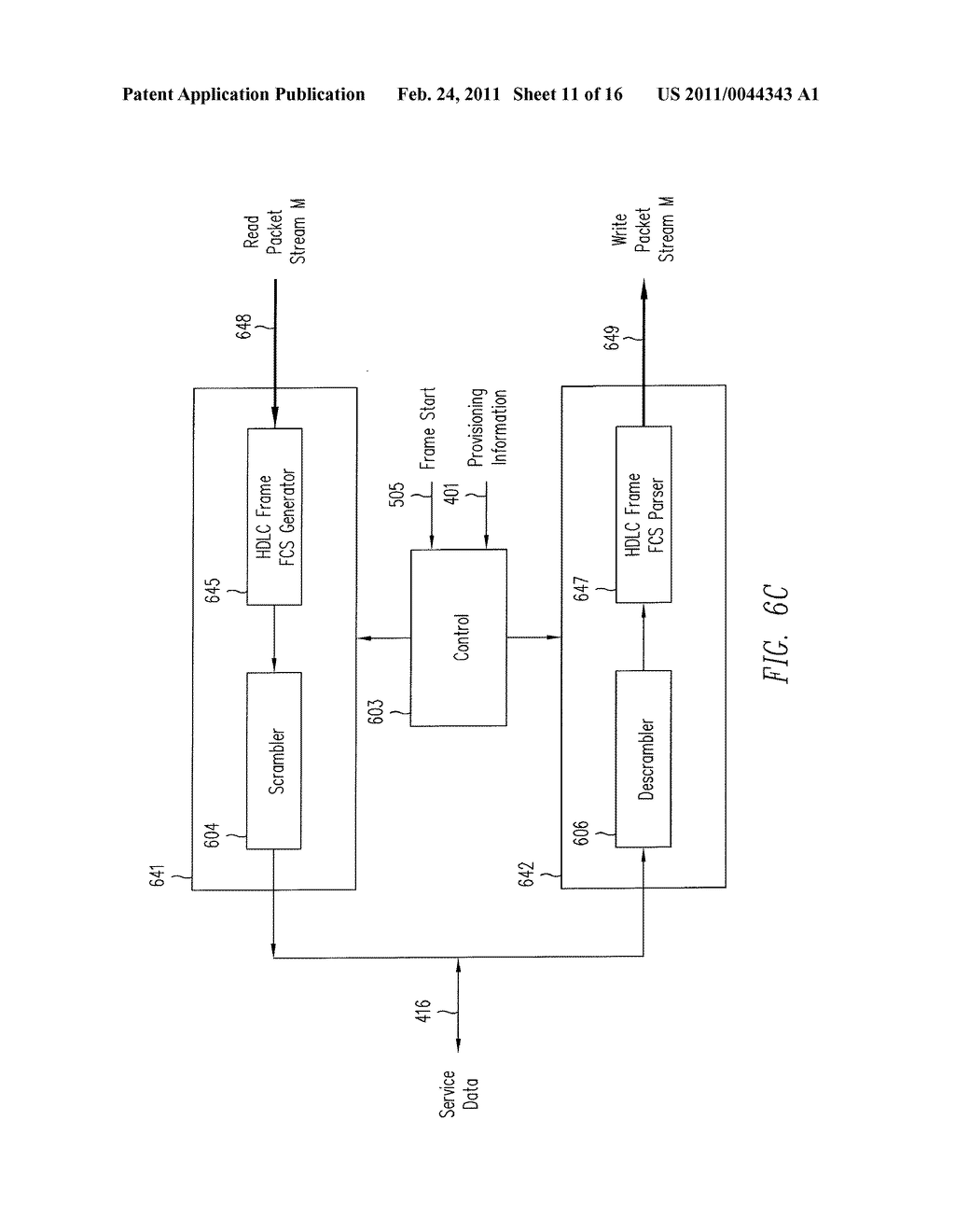 Method and Apparatus for Transceiving Multiple Services Data Simultaneously Over SONET/SDH - diagram, schematic, and image 12