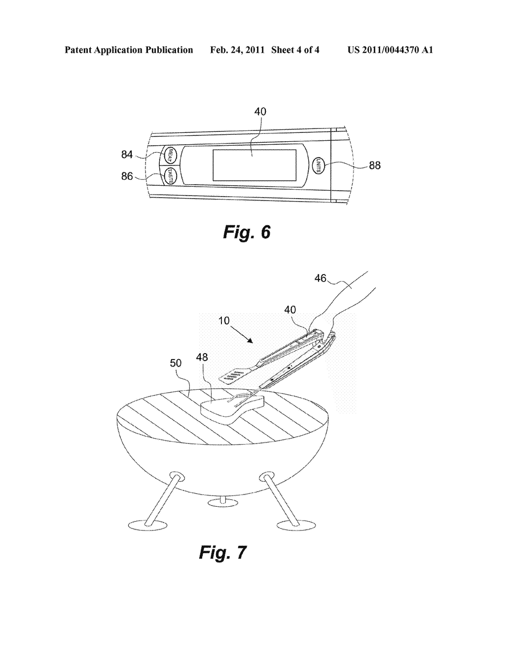 Barbecue Tongs With Temperature Sensor - diagram, schematic, and image 05