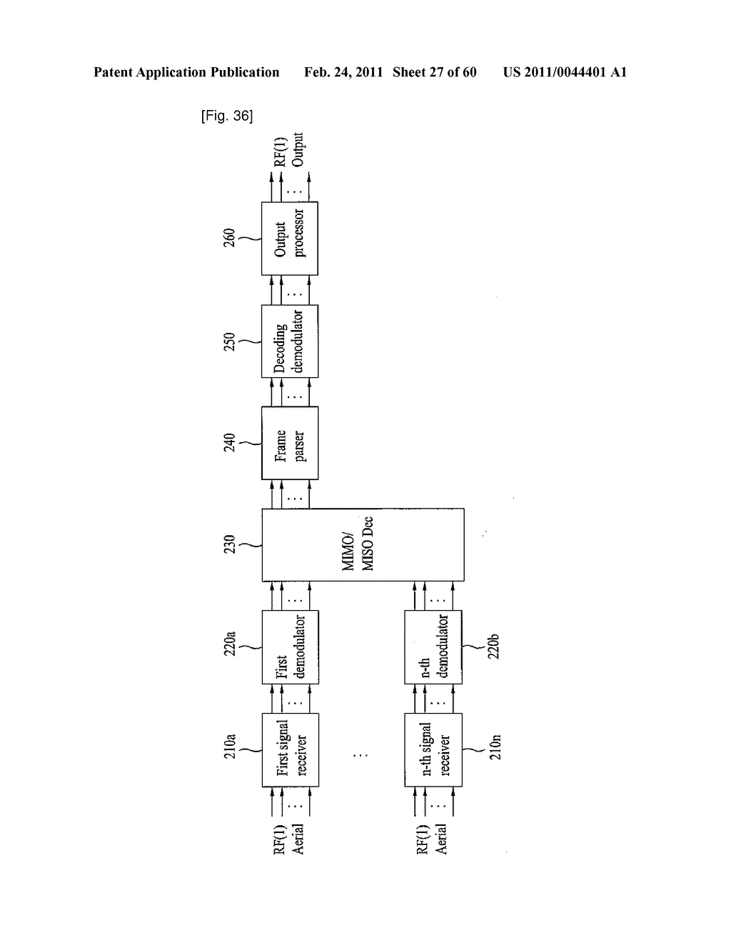 APPARATUS FOR TRANSMITTING AND RECEIVING A SIGNAL AND METHOD OF TRANSMITTING AND RECEIVING A SIGNAL - diagram, schematic, and image 28