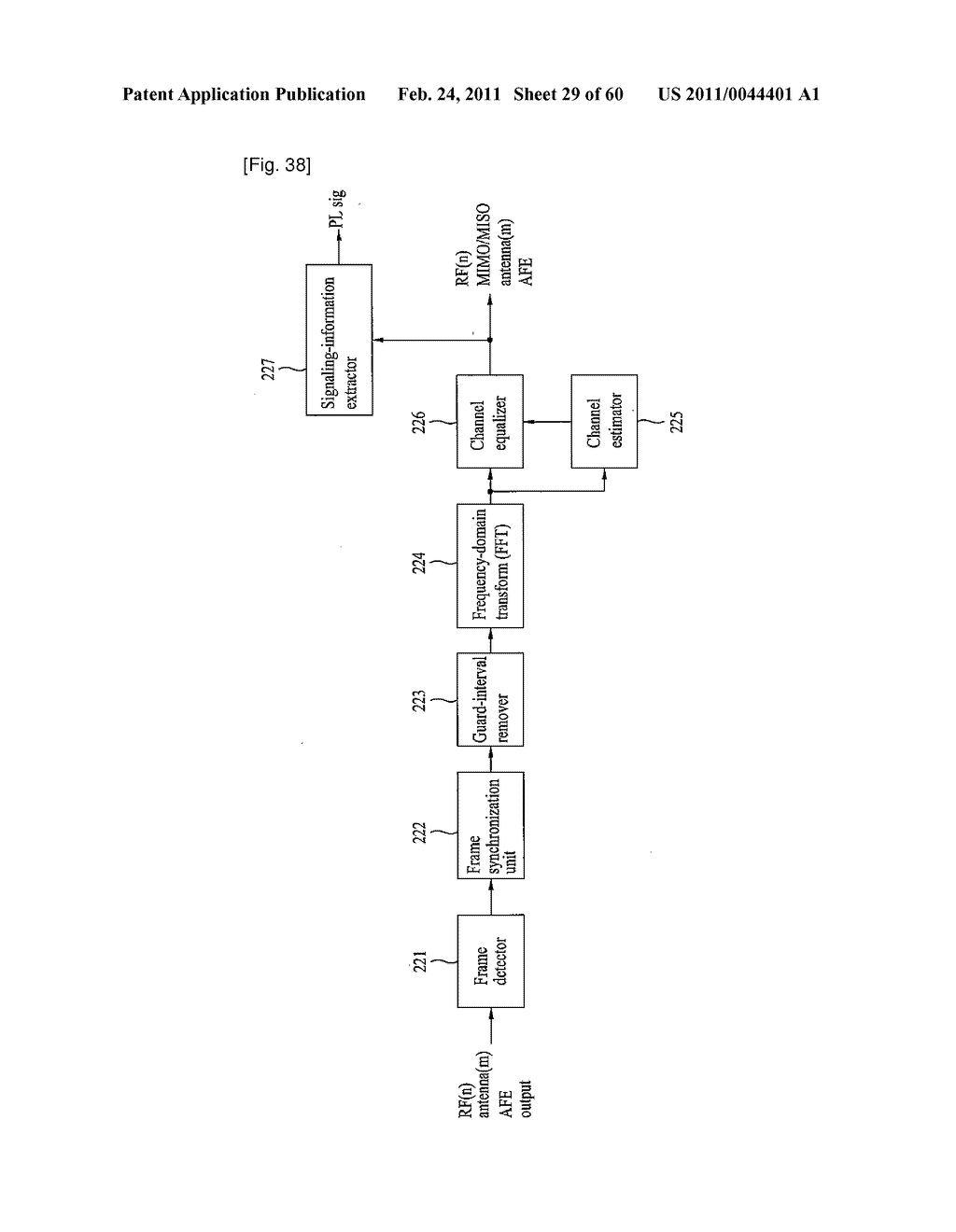 APPARATUS FOR TRANSMITTING AND RECEIVING A SIGNAL AND METHOD OF TRANSMITTING AND RECEIVING A SIGNAL - diagram, schematic, and image 30