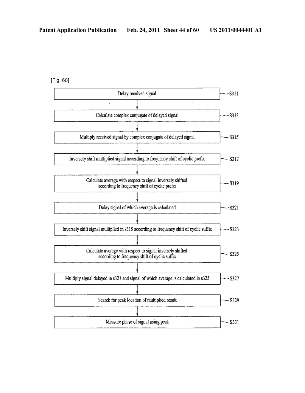 APPARATUS FOR TRANSMITTING AND RECEIVING A SIGNAL AND METHOD OF TRANSMITTING AND RECEIVING A SIGNAL - diagram, schematic, and image 45