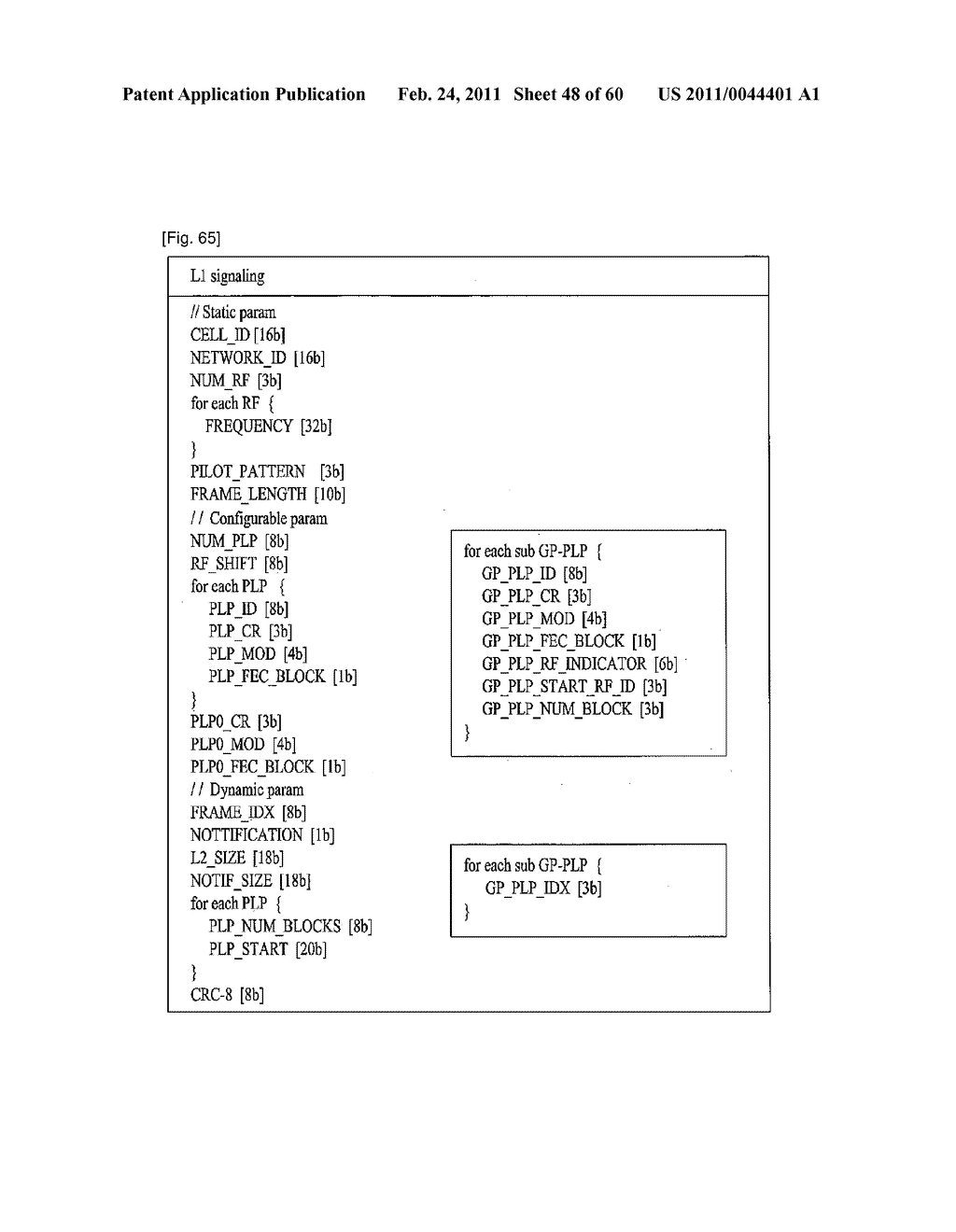 APPARATUS FOR TRANSMITTING AND RECEIVING A SIGNAL AND METHOD OF TRANSMITTING AND RECEIVING A SIGNAL - diagram, schematic, and image 49