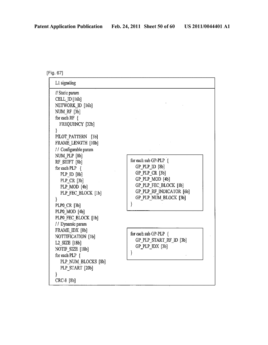 APPARATUS FOR TRANSMITTING AND RECEIVING A SIGNAL AND METHOD OF TRANSMITTING AND RECEIVING A SIGNAL - diagram, schematic, and image 51