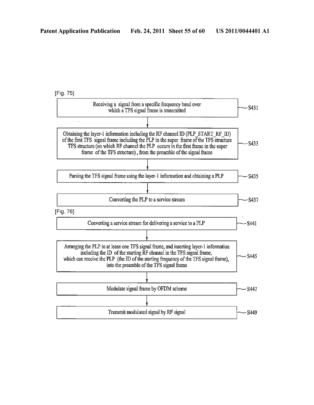 APPARATUS FOR TRANSMITTING AND RECEIVING A SIGNAL AND METHOD OF TRANSMITTING AND RECEIVING A SIGNAL - diagram, schematic, and image 56