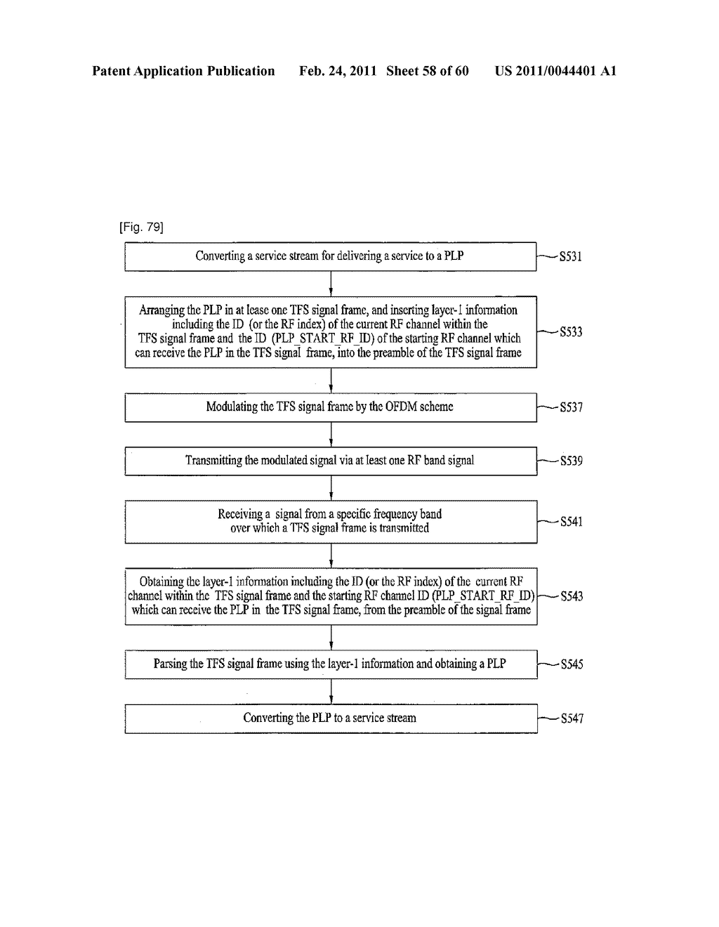 APPARATUS FOR TRANSMITTING AND RECEIVING A SIGNAL AND METHOD OF TRANSMITTING AND RECEIVING A SIGNAL - diagram, schematic, and image 59