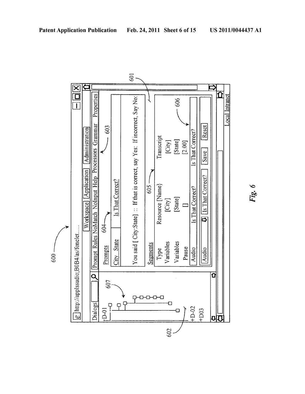 Method and System for Presenting Dynamic Commercial Content to Clients Interacting with a Voice Extensible Markup Language system - diagram, schematic, and image 07