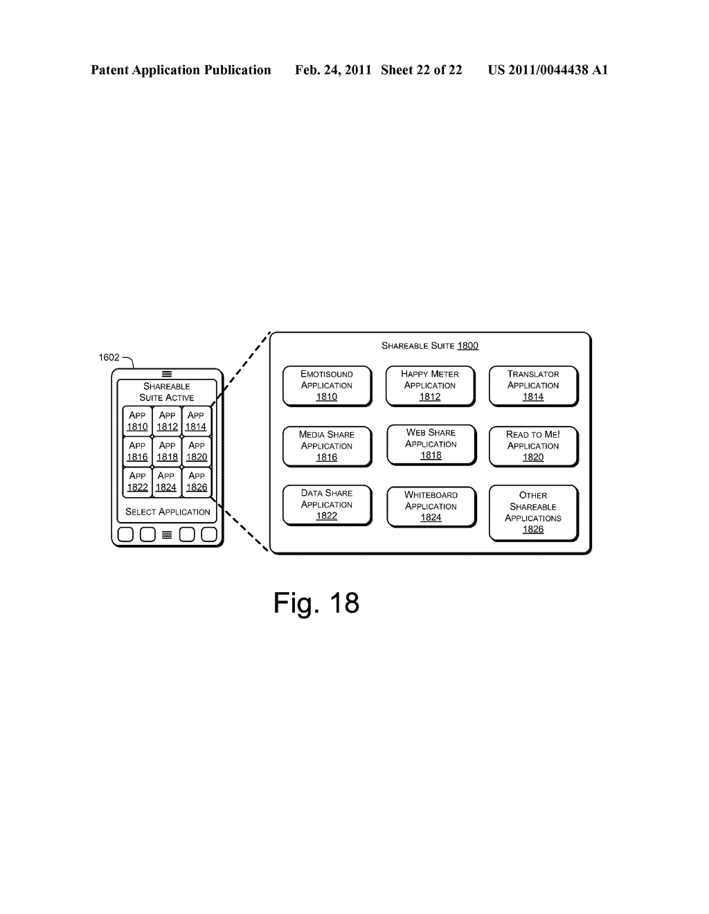 Shareable Applications On Telecommunications Devices - diagram, schematic, and image 23