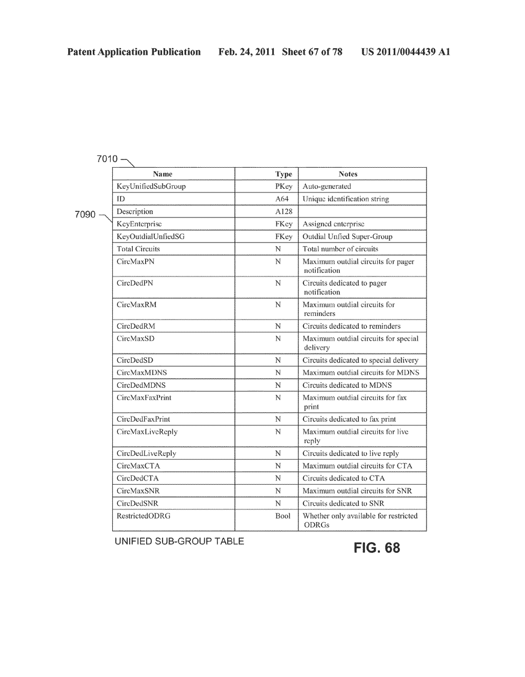 METHODS AND APPARATUS FOR AUTHORIZATION AND/OR ROUTING OF OUTDIAL COMMUNICATION SERVICES - diagram, schematic, and image 68