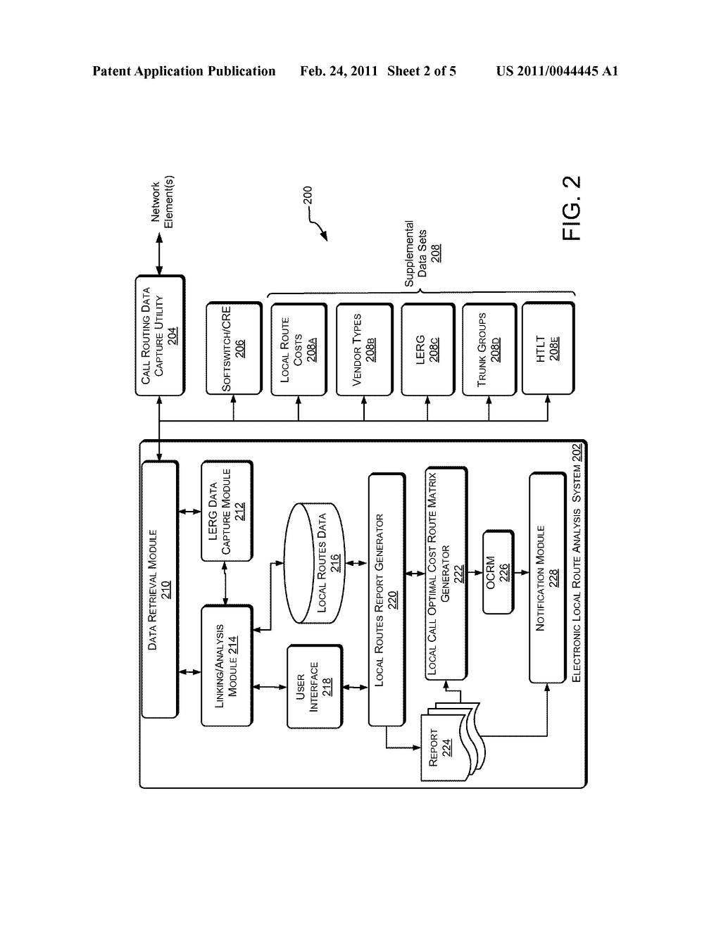 SYSTEM AND METHOD FOR CREATING A ROUTING MATRIX FOR ROUTING LOCAL CALLS - diagram, schematic, and image 03