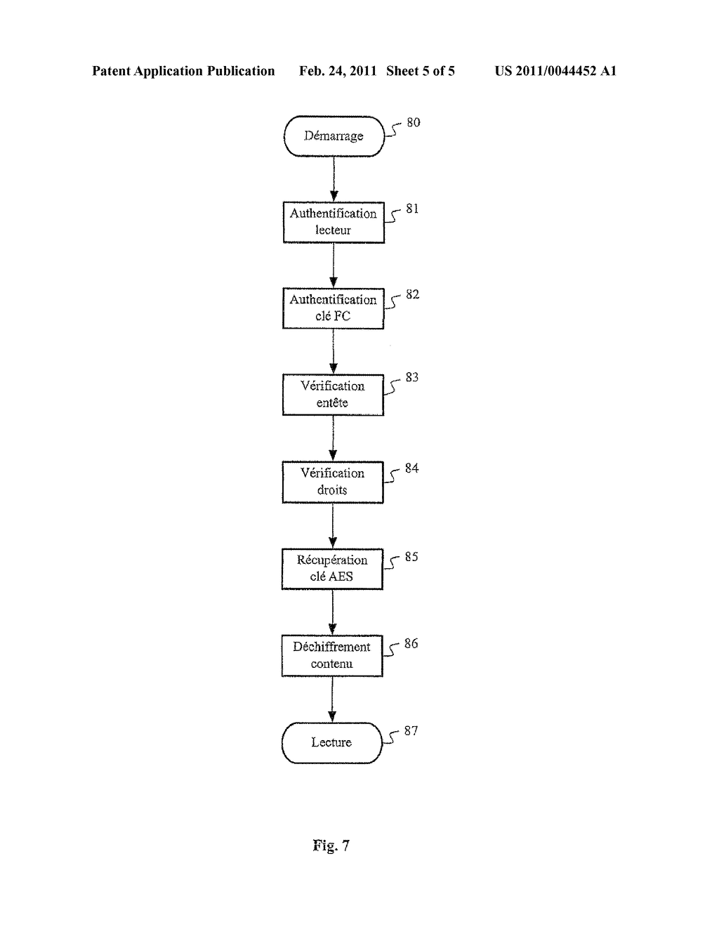METHOD AND DEVICE FOR THE PARTIAL ENCRYPTION OF A DIGITAL CONTENT - diagram, schematic, and image 06
