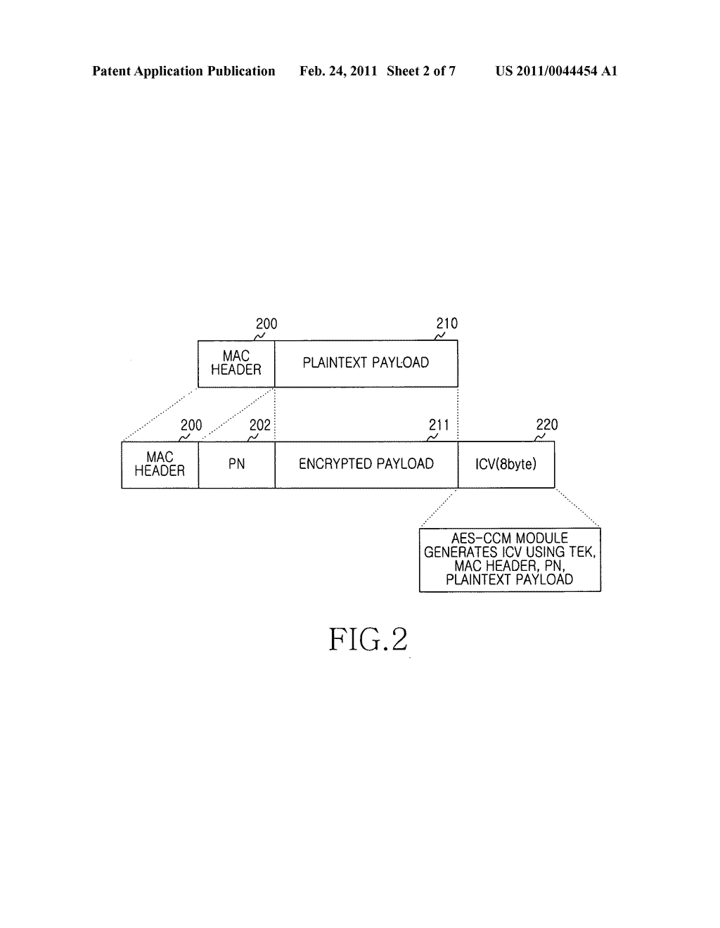 Method and apparatus for reducing overhead for integrity check of data in wireless communication system - diagram, schematic, and image 03