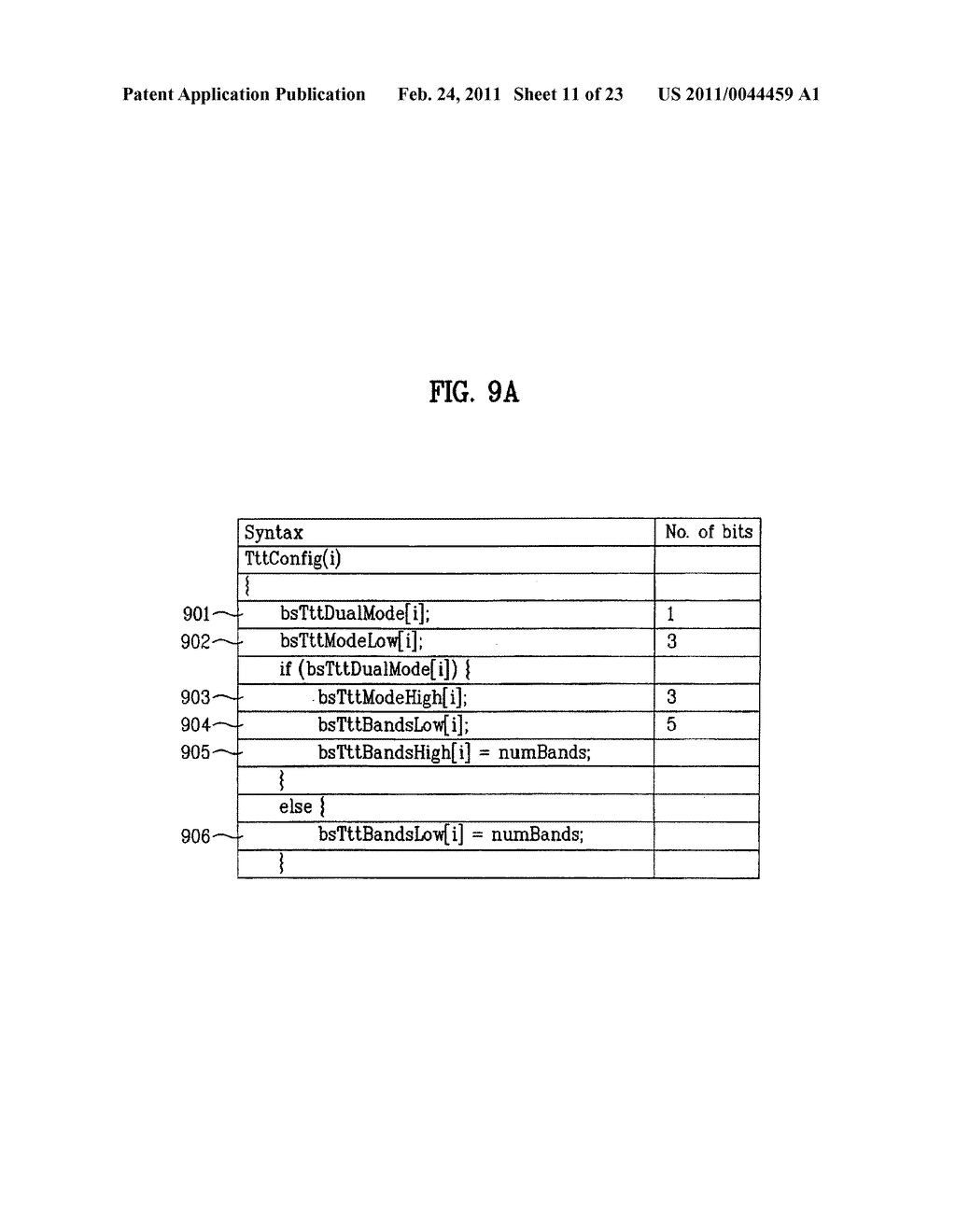 SLOT POSITION CODING OF SYNTAX OF SPATIAL AUDIO APPLICATION - diagram, schematic, and image 12