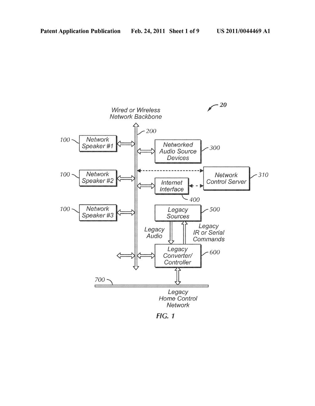 NETWORKED AUDIO OUTPUT DEVICE IN AN AUDIO VIDEO DISTRIBUTION SYSTEM - diagram, schematic, and image 02