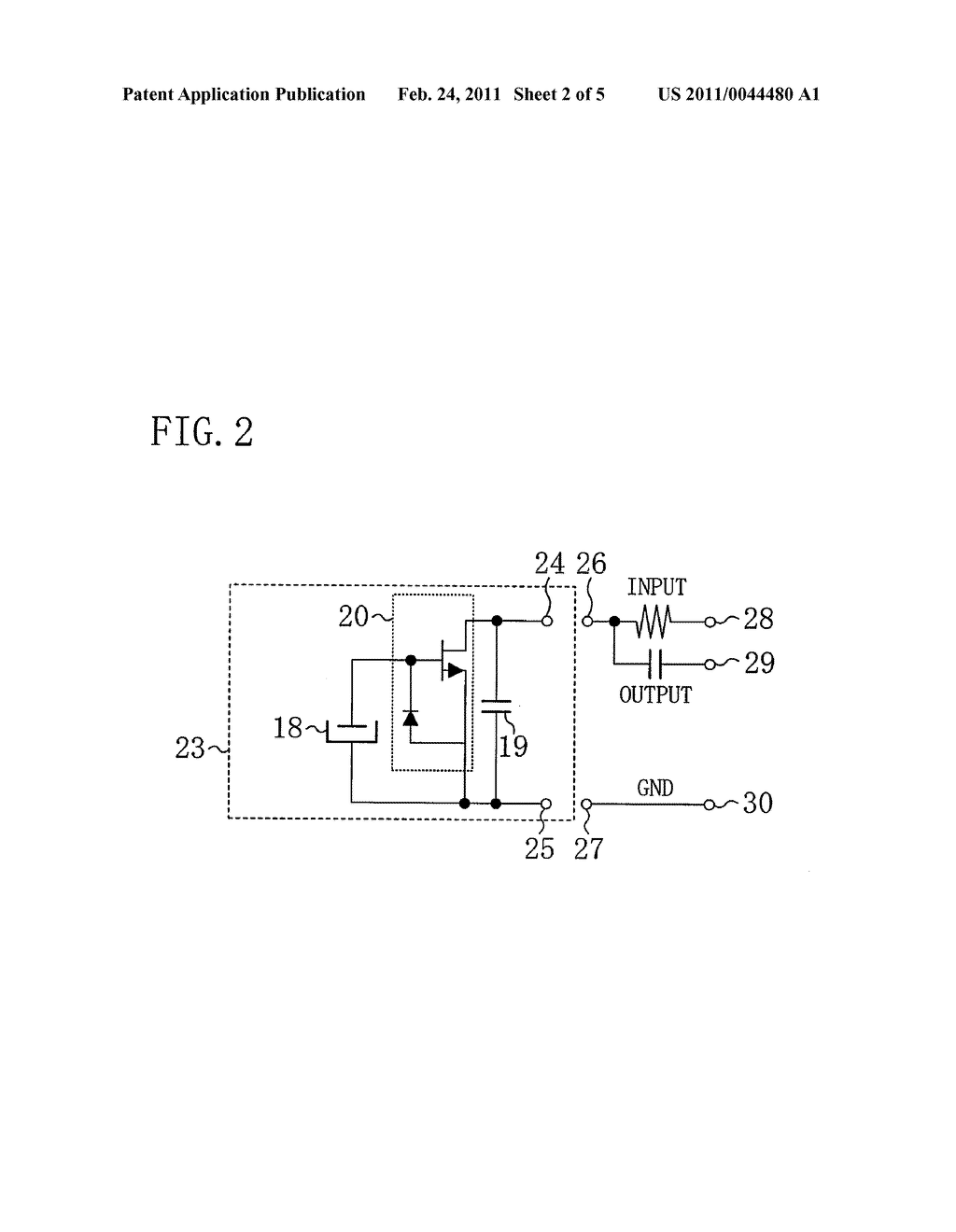 ELECTRET CONDENSER - diagram, schematic, and image 03