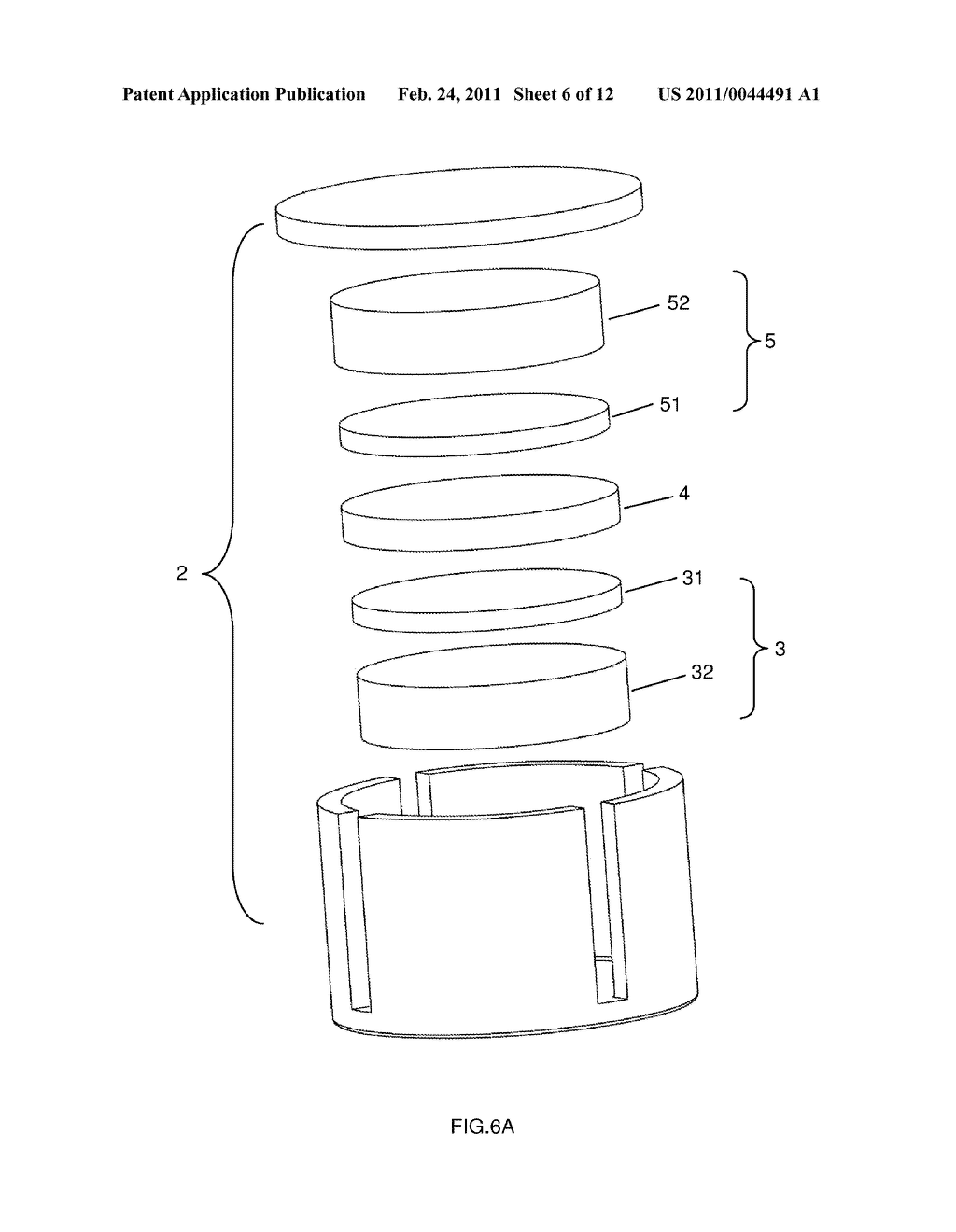 LONG EXCURSION LOUDSPEAKER WITH CLOSED MAGNETIC CIRCUIT AND RIBBED ROBBIN EXTENDING THROUGH SLOTTED YOKE - diagram, schematic, and image 07