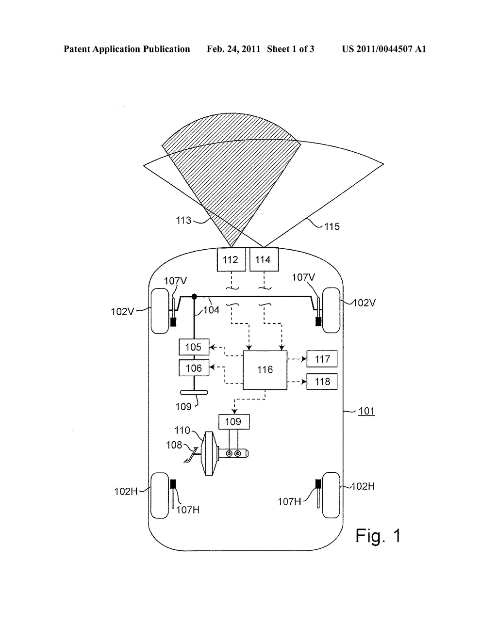 METHOD AND ASSISTANCE SYSTEM FOR DETECTING OBJECTS IN THE SURROUNDING AREA OF A VEHICLE - diagram, schematic, and image 02