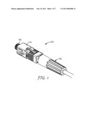 FIELD TERMINABLE OPTICAL FIBER CONNECTOR WITH SPLICE ELEMENT diagram and image