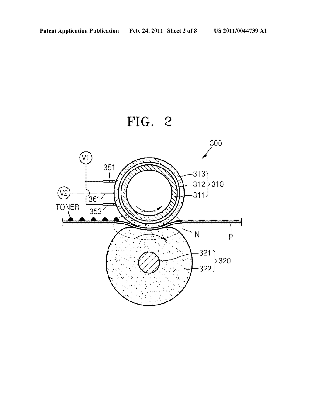 FUSING DEVICE INCLUDING RESISTIVE HEATING LAYER AND IMAGE FORMING APPARATUS INCLUDING THE FUSING DEVICE - diagram, schematic, and image 03