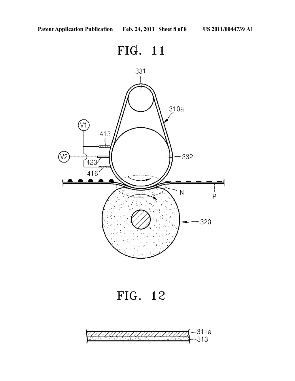 FUSING DEVICE INCLUDING RESISTIVE HEATING LAYER AND IMAGE FORMING APPARATUS INCLUDING THE FUSING DEVICE - diagram, schematic, and image 09