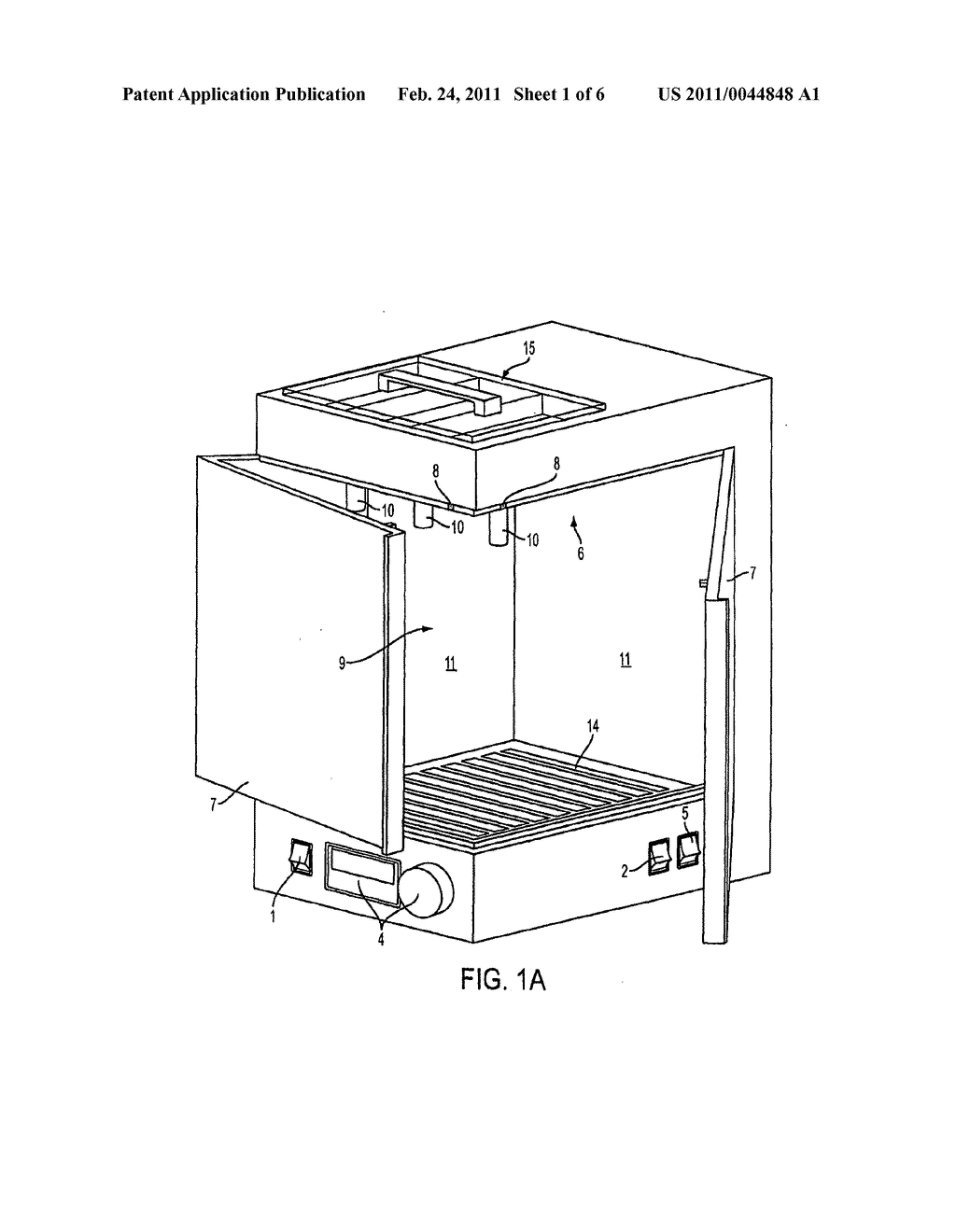 GERMICIDAL APPARATUS AND METHOD FOR STERILIZING OBJECTS - diagram, schematic, and image 02