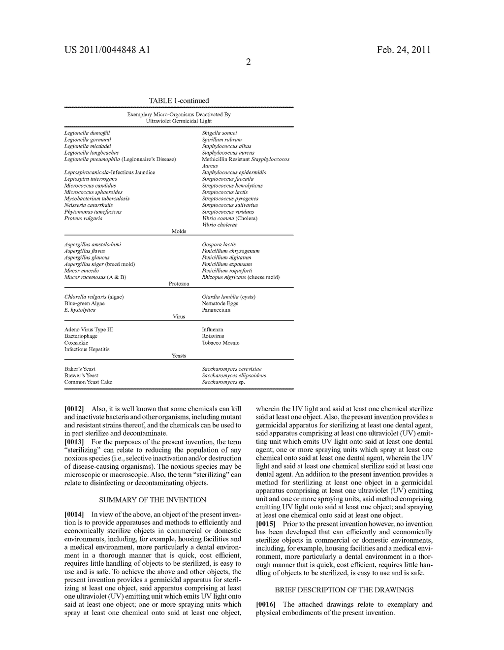 GERMICIDAL APPARATUS AND METHOD FOR STERILIZING OBJECTS - diagram, schematic, and image 09