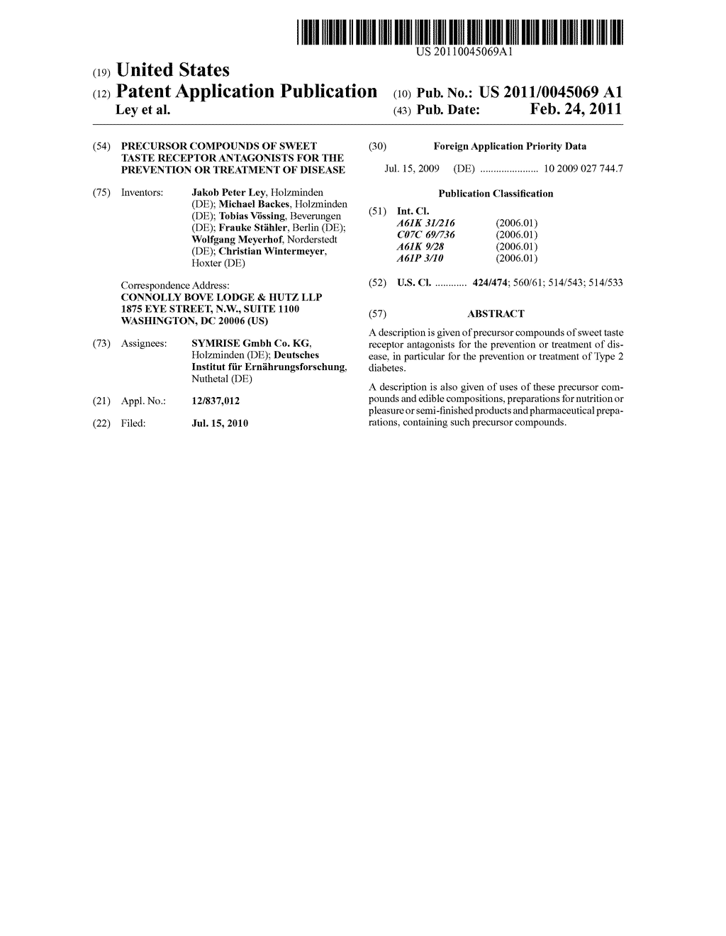 PRECURSOR COMPOUNDS OF SWEET TASTE RECEPTOR ANTAGONISTS FOR THE PREVENTION OR TREATMENT OF DISEASE - diagram, schematic, and image 01