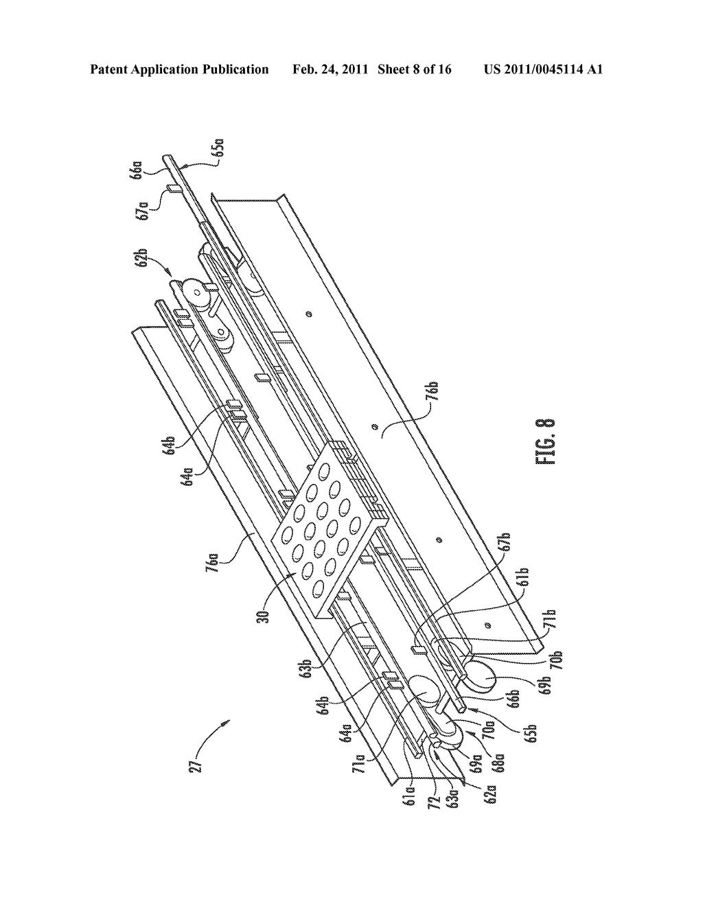 CHOCOLATE MOLDING TRAY FOR A CHOCOLATE MANUFACTURING APPARATUS AND RELATED APPARATUS AND METHOD - diagram, schematic, and image 09