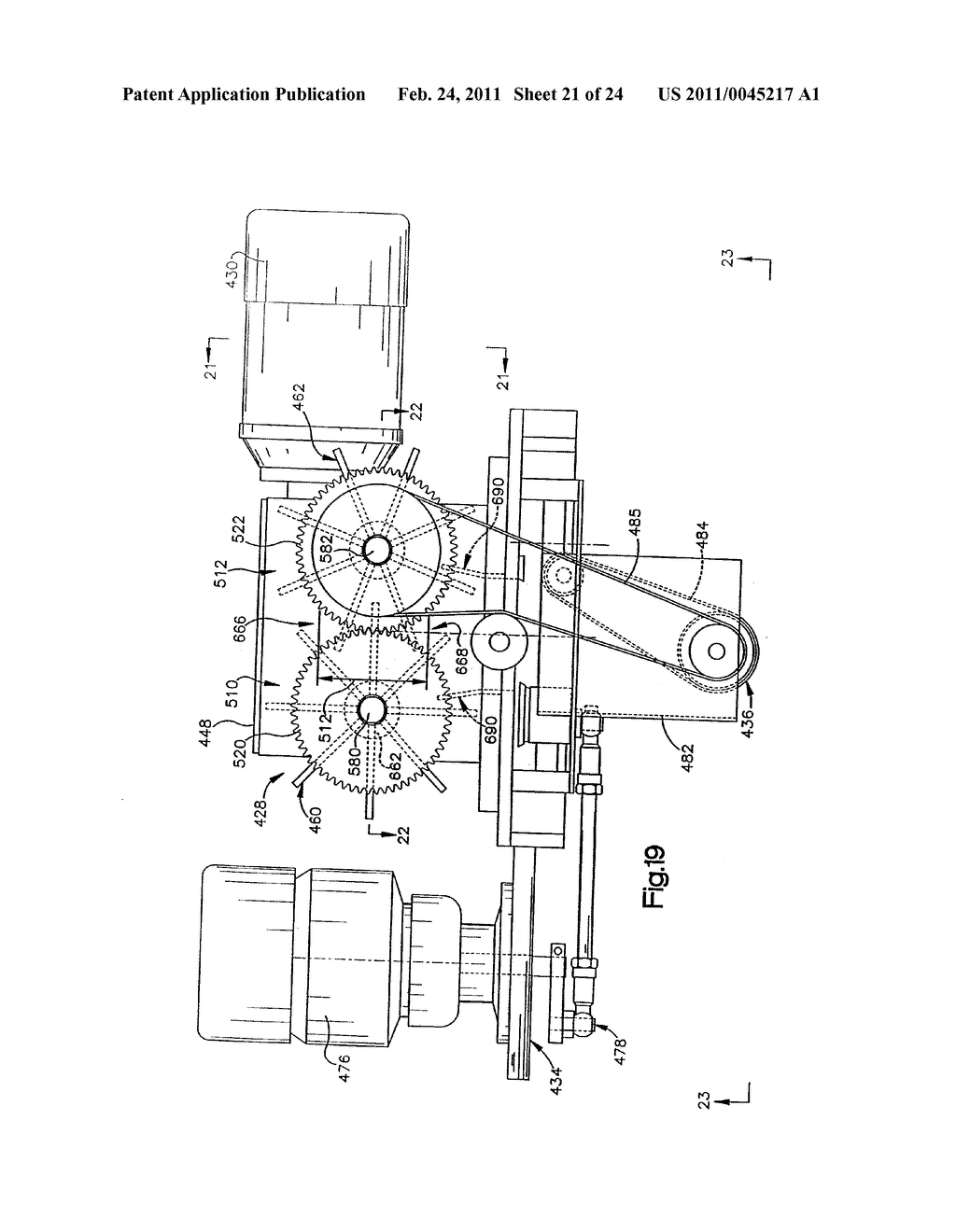 DUNNAGE CONVERSION MACHINE WITH TRANSLATING GRIPPERS, AND METHOD AND PRODUCT - diagram, schematic, and image 22