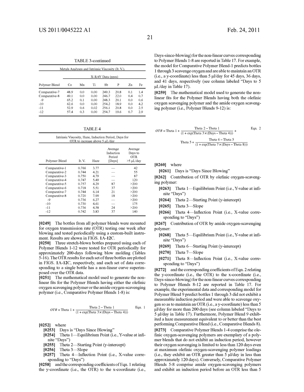 OXYGEN-SCAVENGING POLYMER BLENDS SUITABLE FOR USE IN PACKAGING - diagram, schematic, and image 34