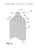 METHOD OF FORMING A MOLDED PLASTIC ARTICLE HAVING MOLDED EXTENSIONS diagram and image