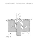 METHOD OF FORMING A MOLDED PLASTIC ARTICLE HAVING MOLDED EXTENSIONS diagram and image