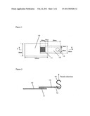 Pressure-sensitive adhesive tape for fixing a honeycomb core during cutting operation diagram and image