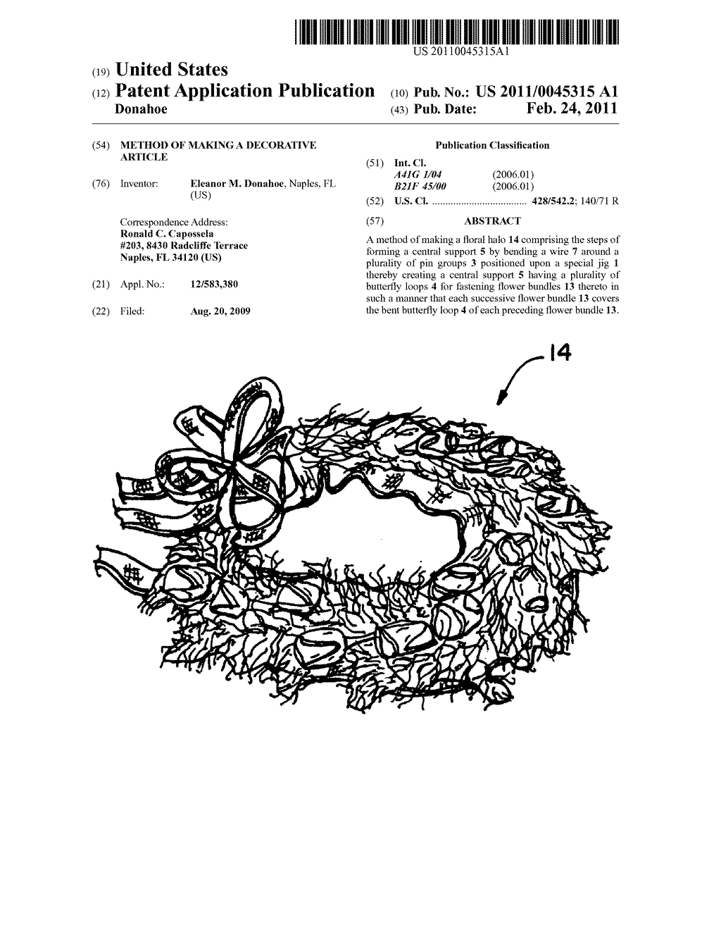 Method of making a decorative article - diagram, schematic, and image 01