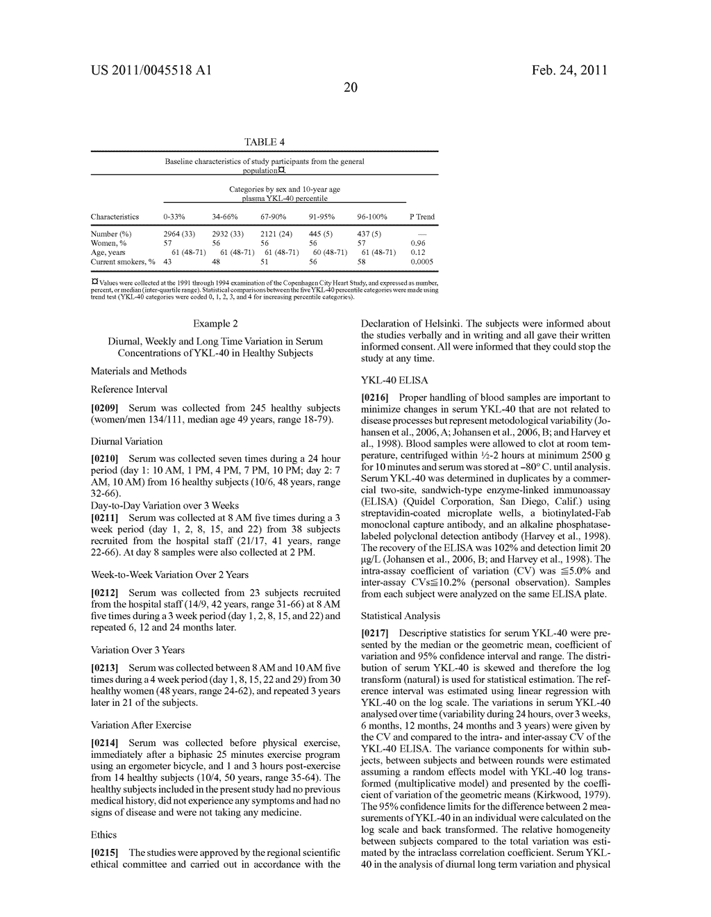 YKL-40 AS A GENERAL MARKER FOR NON-SPECIFIC DISEASE - diagram, schematic, and image 32