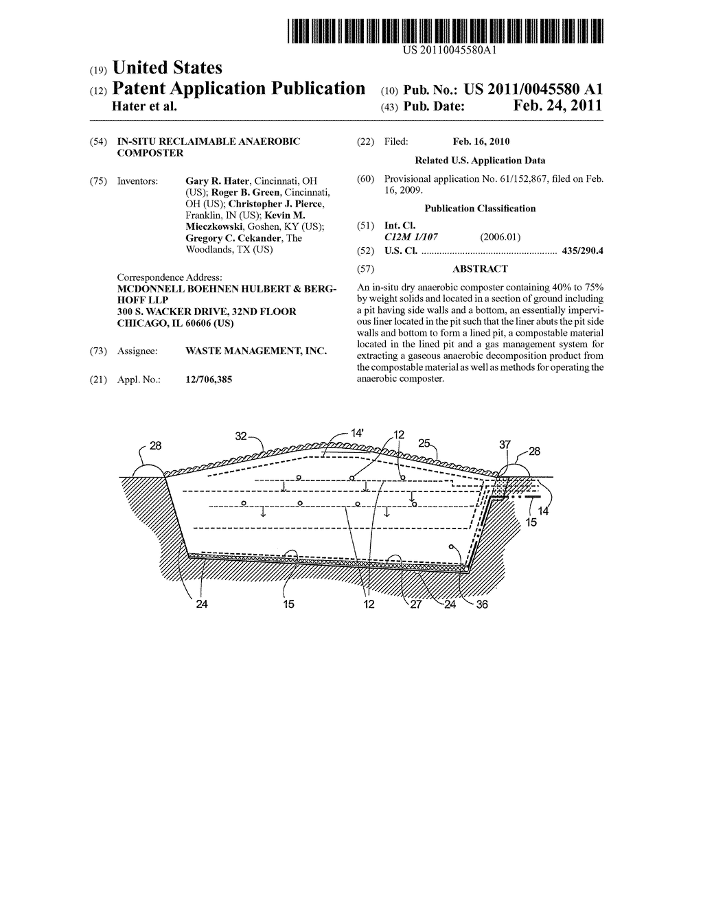 In-Situ Reclaimable Anaerobic Composter - diagram, schematic, and image 01