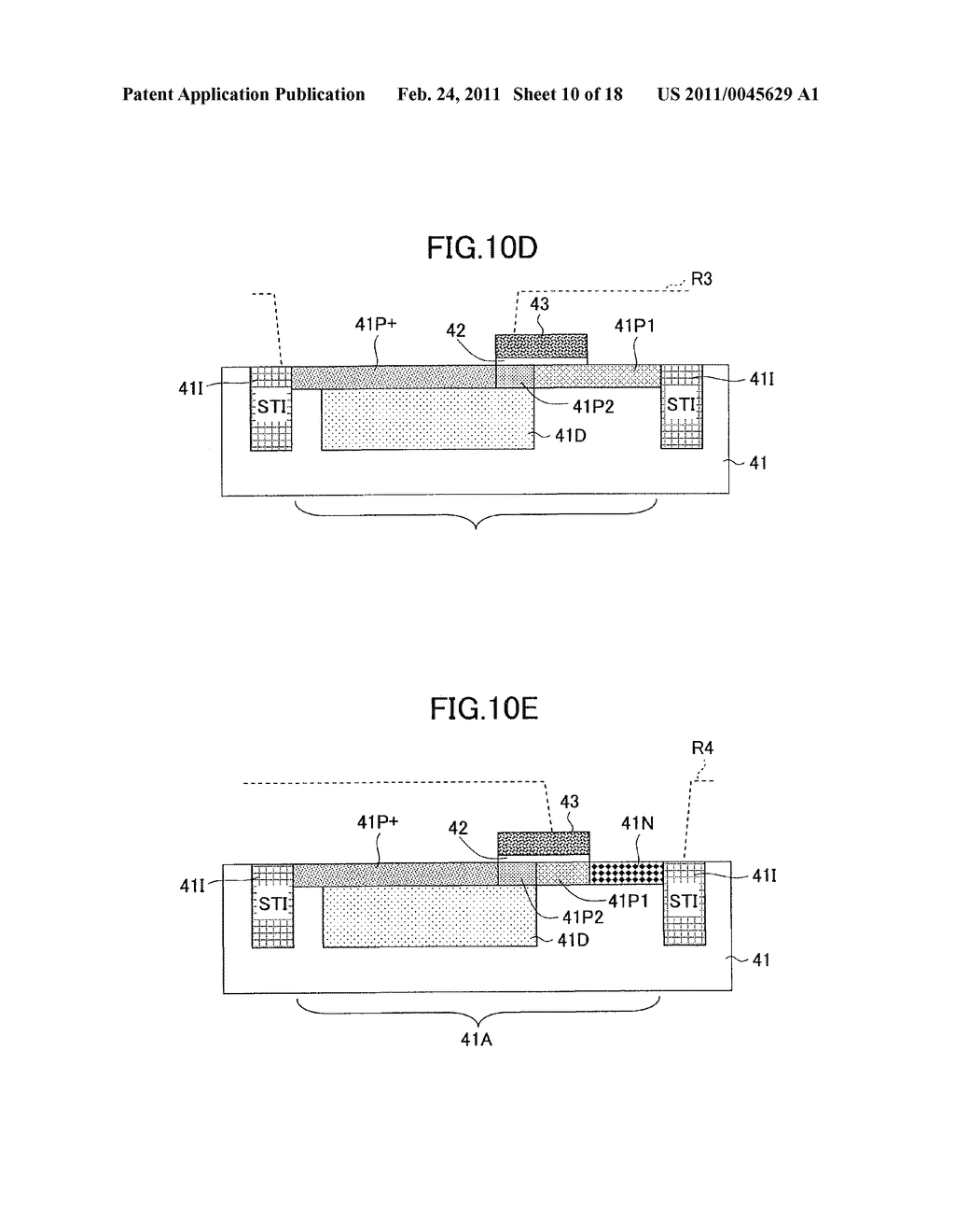 SEMICONDUCTOR IMAGING DEVICE AND FABRICATION PROCESS THEREOF - diagram, schematic, and image 11