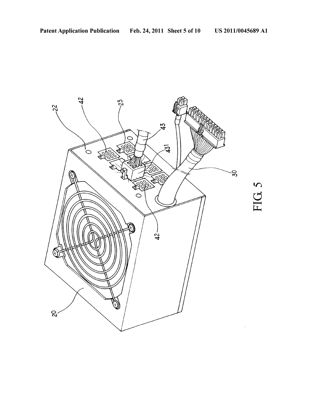 POWER SUPPLY DEVICE WITH A POWER OUTPUT ASSEMBLY - diagram, schematic, and image 06