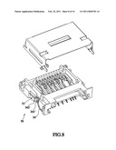 Card connector capable of scraping diagram and image