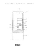 STOPPER DEVICE FOR SLIDING SWING TYPE PORTABLE COMMUNICATION DEVICE diagram and image