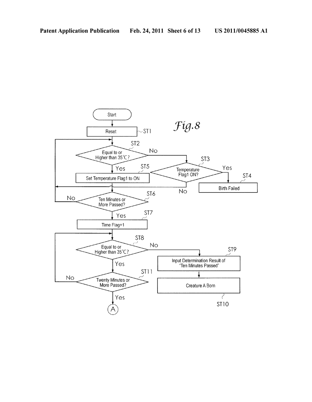 VIRTUAL CREATURE CHARACTER FOSTERING APPARATUS - diagram, schematic, and image 07