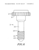 METHOD FOR THE FABRICATION OF A SCREW MEMBER FOR PLATE MEMBER FASTENER diagram and image