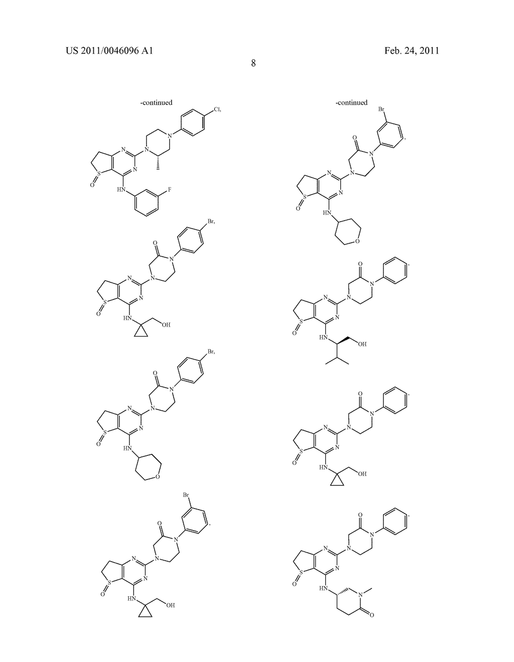 NOVEL PIPERAZINO-DIHYDROTHIENOPYRIMIDINE DERIVATIVES - diagram, schematic, and image 09