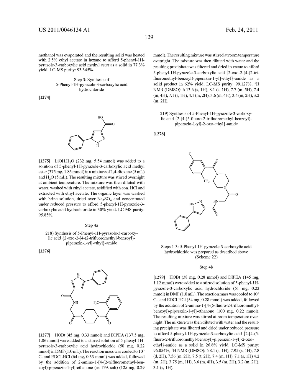 NOVEL PIPERAZINE DERIVATIVES AS INHIBITORS OF STEAROYL-CoA DESATURASE - diagram, schematic, and image 130