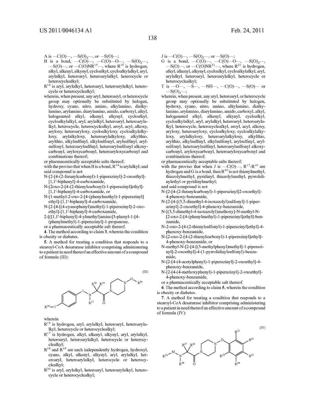 NOVEL PIPERAZINE DERIVATIVES AS INHIBITORS OF STEAROYL-CoA DESATURASE - diagram, schematic, and image 139